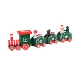 Kersttrein kerstdecoratie - hout