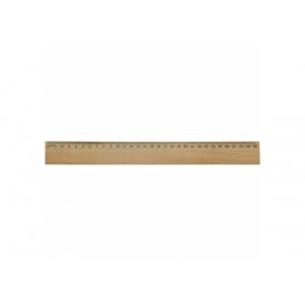 Liniaal - cederhout - 30 cm