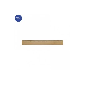 Liniaal - cederhout - 30 cm