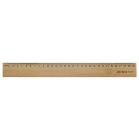 Liniaal - cederhout - 30 cm