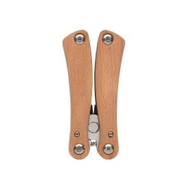 Multitool - RVS en hout - 13 functies - in geschenkverpakking