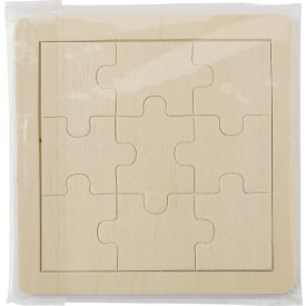 Puzzel 9 stukjes - hout - eigen ontwerp