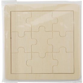 Puzzel 9 stukjes - hout - eigen ontwerp