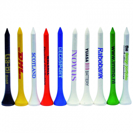 Houten tees 7 cm-Wit