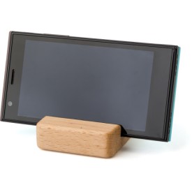 Houten telefoonhouder