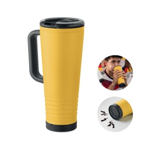 Dubbelwandige juichbeker 700ml - RVS - ingebouwde toeterfunctie