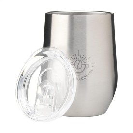 Huevo thermosbeker 350 ml - gerecycled RVS - push-on deksel