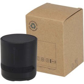 Hunor draadloze speaker van 3 W van gerecycled plastic-Zwart