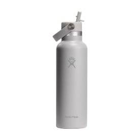 Hydro Flask Standard Mouth with Flex Straw Cap 621 ml waterfles-Grijs