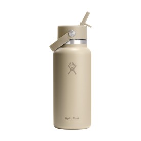 Hydro Flask Wide Mouth with Flex Straw Cap 946 ml waterfles-Beige