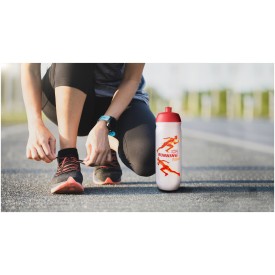 HydroFlex™ Clear drinkfles 750ml - PP - enkelwandig - afschroefbare sportdop