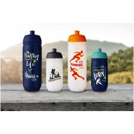 HydroFlex™ Clear drinkfles 750ml - PP - enkelwandig - afschroefbare sportdop