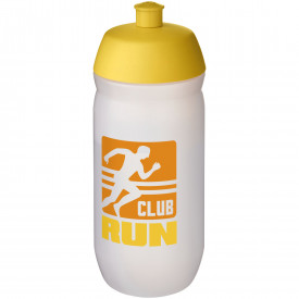 HydroFlex™ Clear drinkfles van 500 ml-Geel, frosted transparant