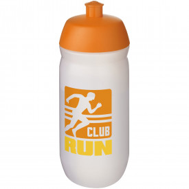 HydroFlex™ Clear drinkfles van 500 ml-Oranje, frosted transparant