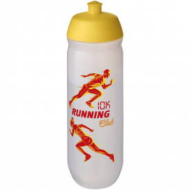 HydroFlex™ Clear drinkfles van 750 ml-Geel, frosted transparant