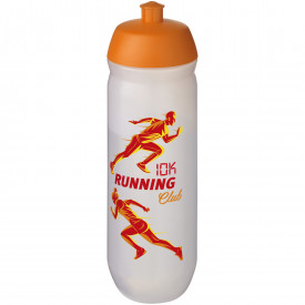 HydroFlex™ Clear drinkfles van 750 ml-Oranje, frosted transparant