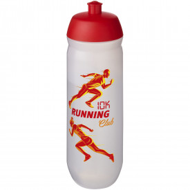 HydroFlex™ Clear drinkfles van 750 ml-Rood, frosted transparant