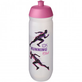 HydroFlex™ Clear drinkfles van 750 ml-Roze, frosted transparant