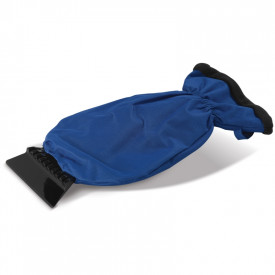 IJskrabber met handschoen luxe-Blauw