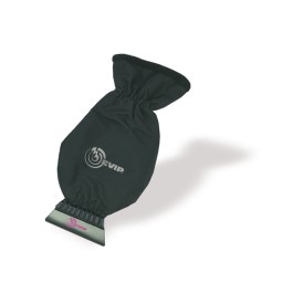 IJskrabber met handschoen - plastic/polyester