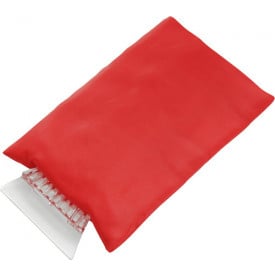 Ijskrabber met want-Rood-Zonder opdruk