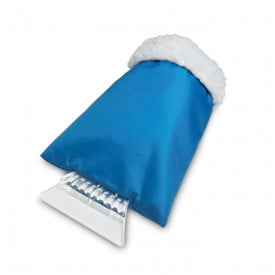 IJskrabber met warme handschoen-Blauw-Zonder opdruk