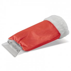 IJskrabber met wollen handschoen-Rood