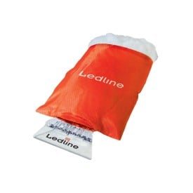 IJskrabber met handschoen - nylon/plastic