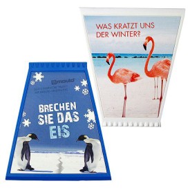 IJskrabber trapeze - kunststof - 123x110x3 mm