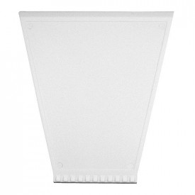Ijskrabber Trapeze-Wit, #ffffff-Fotoprint