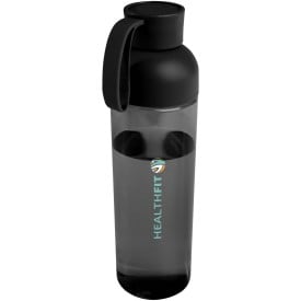 Illuminate waterfles 600ml - RPET - transparant gekleurd-Zwart