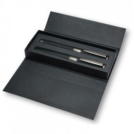 Senator Image Black Line Set-Zwart, #000000-Lasergravure