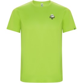 Imola sportshirt met korte mouwen voor kinderen-Fluor green
