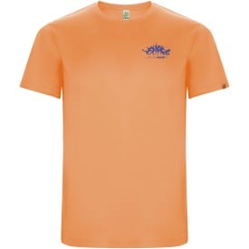 Imola sportshirt met korte mouwen voor kinderen-Fluor orange