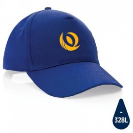 Impact AWARE™ 5 panel cap - gerecycled katoen - klittenbandsluiting