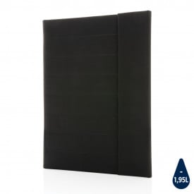 Impact Aware™ A4 portfolio met magnetische sluiting-Zwart