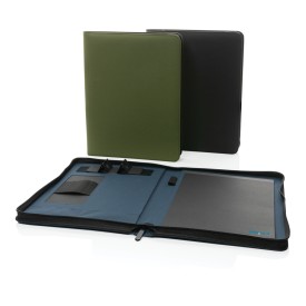 Impact Aware deluxe tech A4-portfolio met rits - rPET