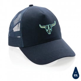 Impact AWARE ™ trucker cap - gerecycled katoen - 5 panelen - klittenbandsluiting