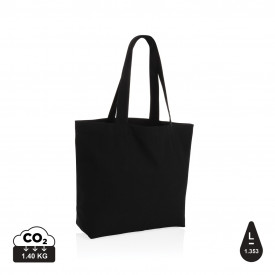 Impact Aware™ shopper - recycled canvas en polyester - 240 g/m² - 52 x 31 x 15 cm - 28L - binnenzakje