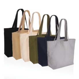Impact Aware™ shopper - recycled canvas en polyester - 240 g/m² - 52 x 31 x 15 cm - 28L - binnenzakje