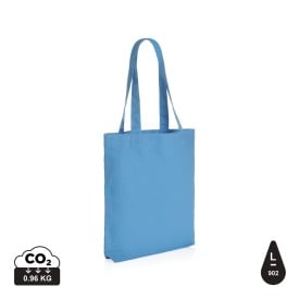 Impact Aware™ recycled canvas draagtas 285gsm-Rustgevend blauw