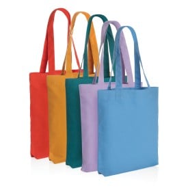 Draagtas - recycled canvas - 285g/m² - 37 x 40 x 6 cm - Aware™ - lange hengsels
