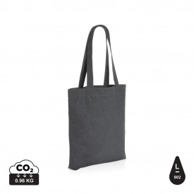 Impact AWARE™ recycled canvas tas 285gsm ongeverfd-Antraciet
