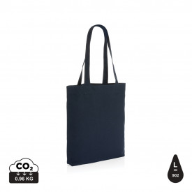 Impact AWARE™ recycled canvas tas 285gsm ongeverfd-Donkerblauw