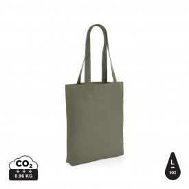Impact AWARE™ recycled canvas tas 285gsm ongeverfd-Groen