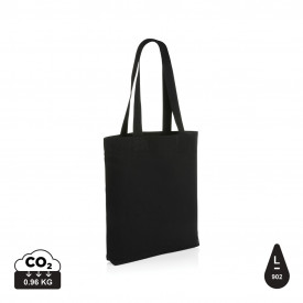 Impact AWARE™ recycled canvas tas 285gsm ongeverfd-Zwart