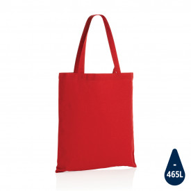 Impact AWARE™ recycled katoenen draagtas 145gr-Rood