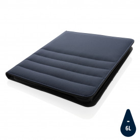 Impact AWARE™ RPET A4 portfolio met rits-Donkerblauw