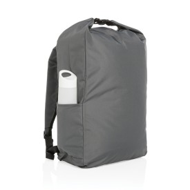 Impact AWARE™ RPET lichtgewicht rolltop rugzak-Antraciet