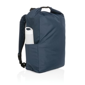 Impact AWARE™ RPET lichtgewicht rolltop rugzak-Donkerblauw